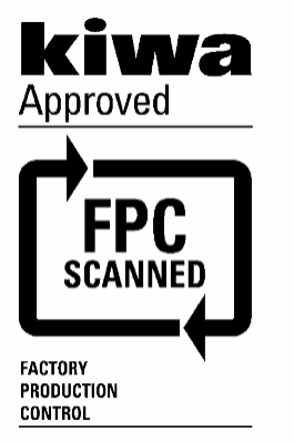 Kiwa approved factory production control